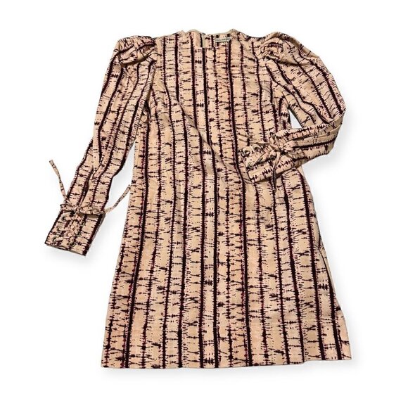 ULLA JOHNSON MANON DRESS Blush Tie Dye, Size 0, Pink, New with tags - Picture 7 of 16